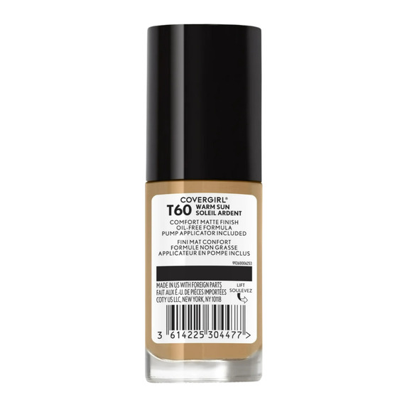 COVERGIRL Lot 2 TruBlend Matte Made Foundation T60 Warm Sun 1oz Each New - Picture 7 of 12